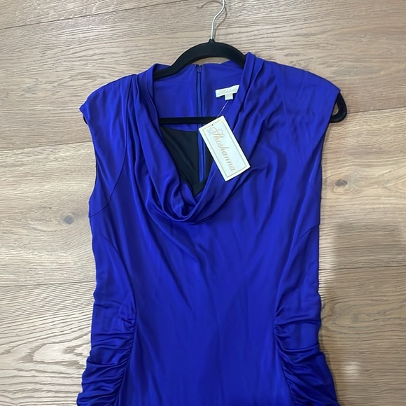 Shoshanna Ruched Dress Size 6 NWT - Picture 3 of 9